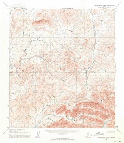 United States Geological Survey De Long Mountains B-3, AK (1955, 63360-Scale) digital map