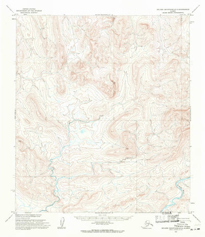 United States Geological Survey De Long Mountains B-5, AK (1955, 63360-Scale) digital map