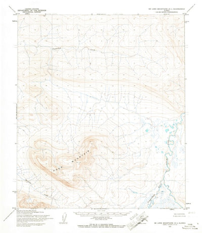 United States Geological Survey De Long Mountains D-1, AK (1955, 63360-Scale) digital map