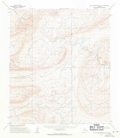 United States Geological Survey De Long Mountains D-3, AK (1955, 63360-Scale) digital map