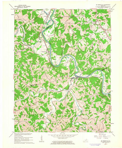 United States Geological Survey De Mossville, KY (1961, 24000-Scale) digital map