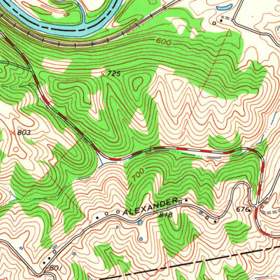 United States Geological Survey De Mossville, KY (1961, 24000-Scale) digital map