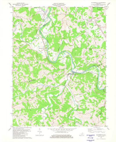 United States Geological Survey De Mossville, KY (1981, 24000-Scale) digital map
