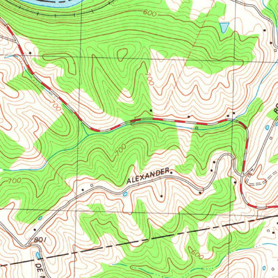 United States Geological Survey De Mossville, KY (1981, 24000-Scale) digital map