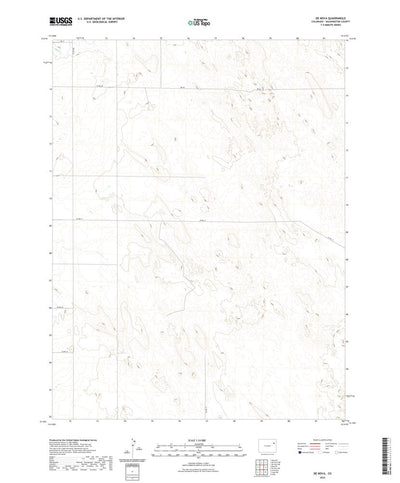 United States Geological Survey De Nova, CO (2022, 24000-Scale) digital map