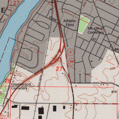United States Geological Survey De Pere, WI (1992, 24000-Scale) digital map
