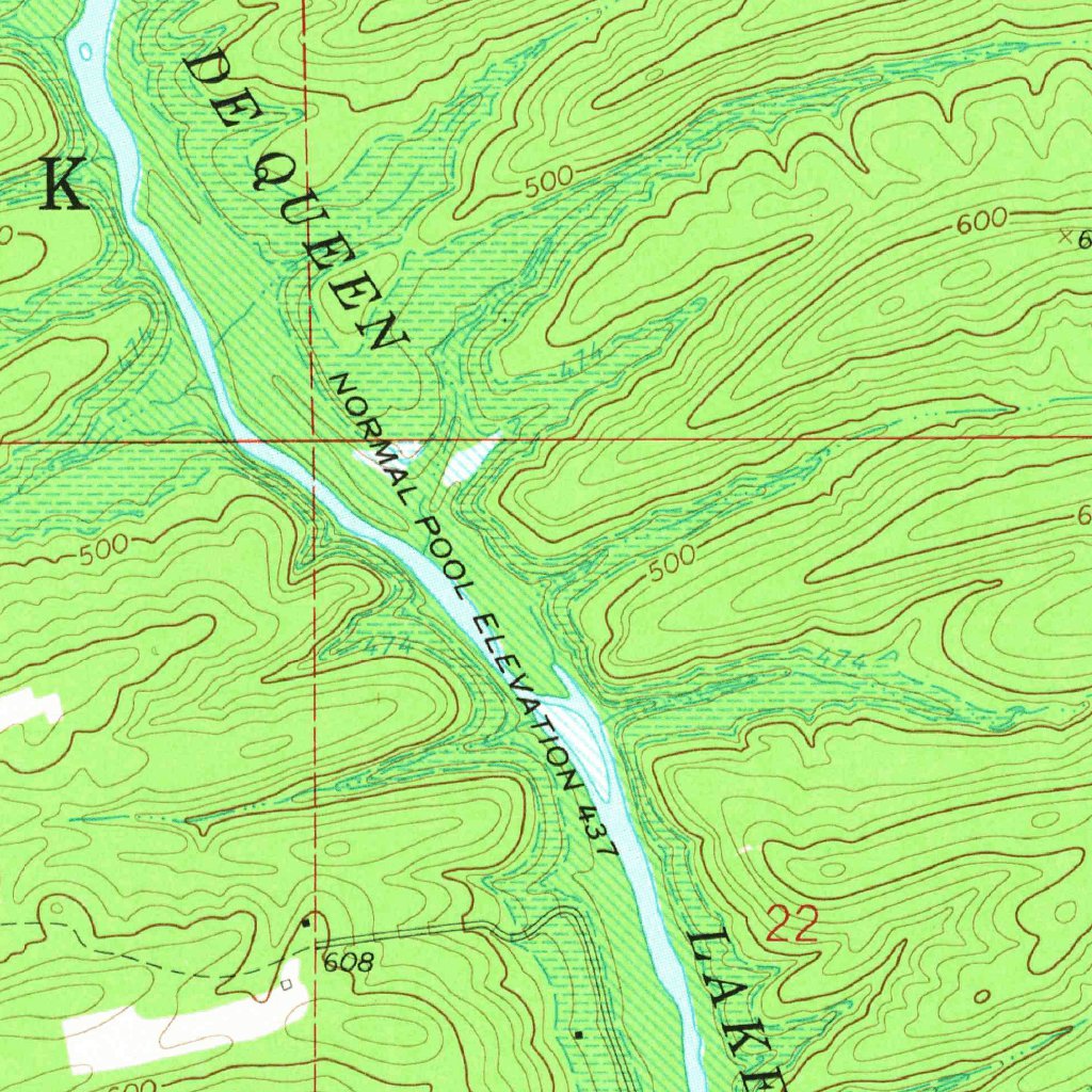 De Queen NW, AR-OK (1966, 24000-Scale) Map by United States Geological ...