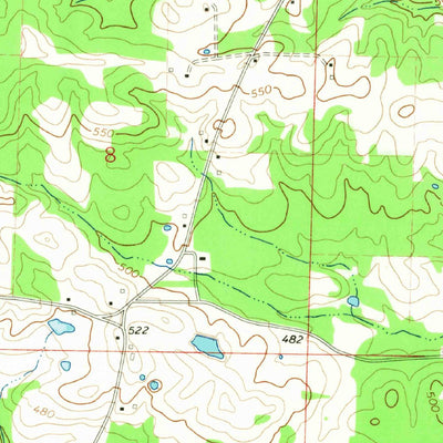 United States Geological Survey De Roche, AR (1966, 24000-Scale) digital map