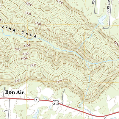 United States Geological Survey De Rossett, TN (2019, 24000-Scale) digital map