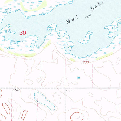United States Geological Survey De Smet, SD (1971, 24000-Scale) digital map
