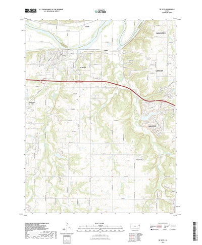 United States Geological Survey De Soto, KS (2022, 24000-Scale) digital map