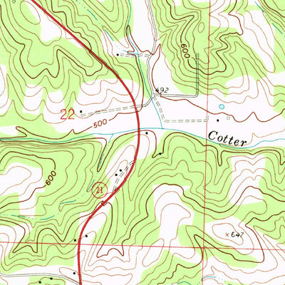 United States Geological Survey De Soto, MO (1960, 24000-Scale) digital map