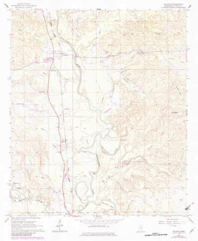 United States Geological Survey De Soto, MS (1964, 24000-Scale) digital map