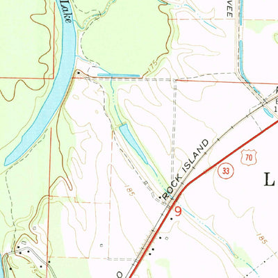 United States Geological Survey De Valls Bluff, AR (1968, 24000-Scale) digital map