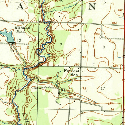 United States Geological Survey De Witt, AR (1941, 62500-Scale) digital map