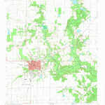 United States Geological Survey De Witt, AR (1968, 24000-Scale) digital map
