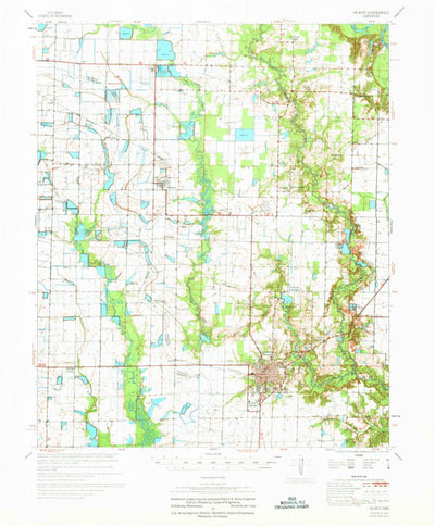 United States Geological Survey De Witt, AR (1970, 62500-Scale) digital map