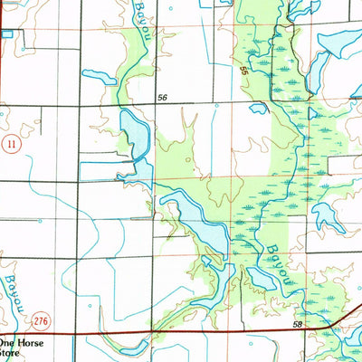 United States Geological Survey De Witt, AR-MS (1986, 100000-Scale) digital map