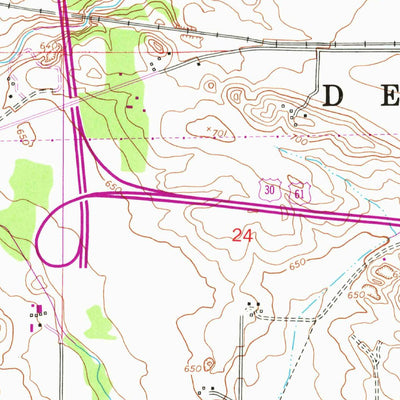United States Geological Survey De Witt, IA (1953, 24000-Scale) digital map