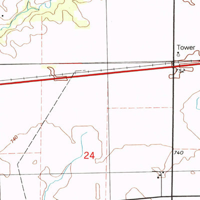 United States Geological Survey De Witt, IL (1999, 24000-Scale) digital map