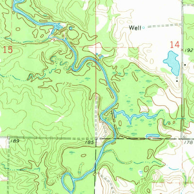 United States Geological Survey De Witt NE, AR (1968, 24000-Scale) digital map