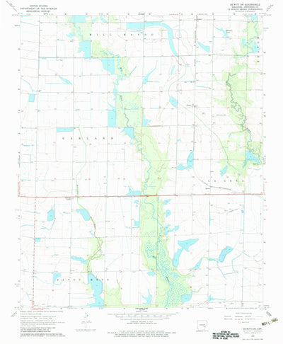 United States Geological Survey De Witt SW, AR (1968, 24000-Scale) digital map