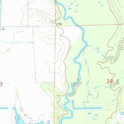 United States Geological Survey De Witt SW, AR (1968, 24000-Scale) digital map