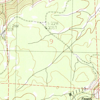 United States Geological Survey Dead Canyon, WA (1983, 24000-Scale) digital map