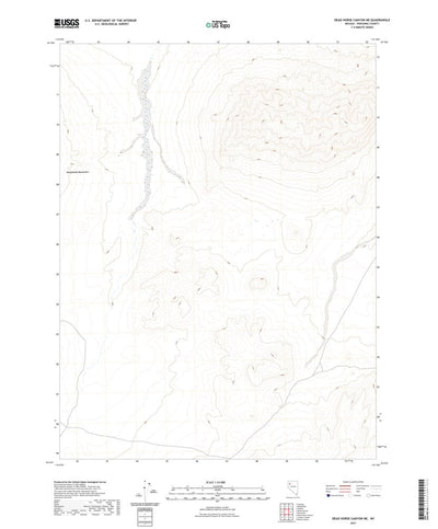 United States Geological Survey Dead Horse Canyon NE, NV (2021, 24000-Scale) digital map