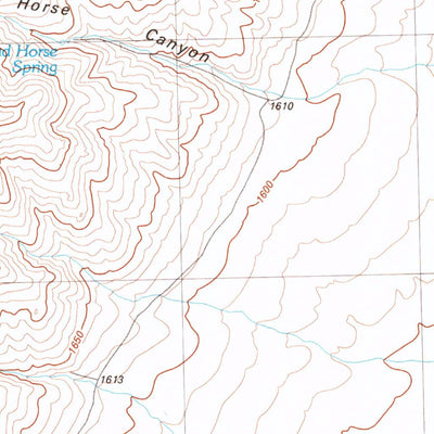 United States Geological Survey Dead Horse Canyon, NV (1981, 24000-Scale) digital map