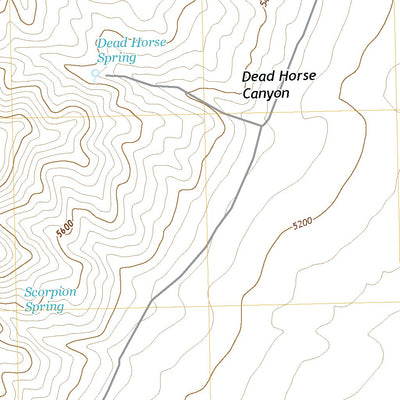United States Geological Survey Dead Horse Canyon, NV (2021, 24000-Scale) digital map