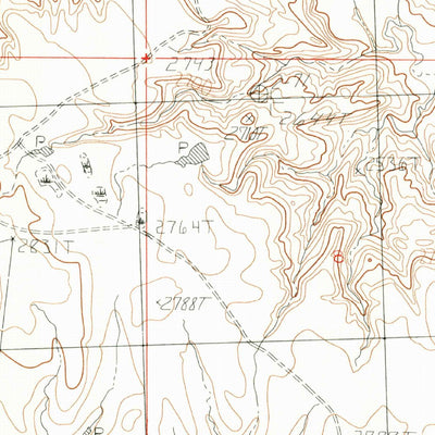 United States Geological Survey Dead Horse Coulee, MT (1984, 24000-Scale) digital map