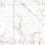 United States Geological Survey Dead Horse Draw, SD (1982, 24000-Scale) digital map