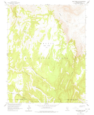 United States Geological Survey Dead Horse Flat, NV (1963, 24000-Scale) digital map