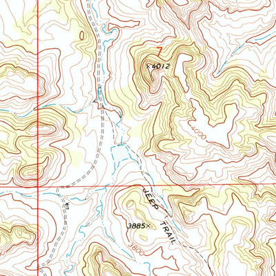 United States Geological Survey Dead Horse Lake, WY (1971, 24000-Scale) digital map