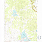 United States Geological Survey Dead Horse Reservoir, CA (1990, 24000-Scale) digital map