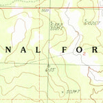 United States Geological Survey Dead Horse Reservoir, CA (1990, 24000-Scale) digital map