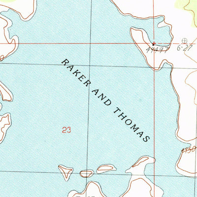United States Geological Survey Dead Horse Reservoir, CA (1990, 24000-Scale) digital map
