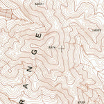 United States Geological Survey Dead Horse Ridge, NV (1973, 24000-Scale) digital map