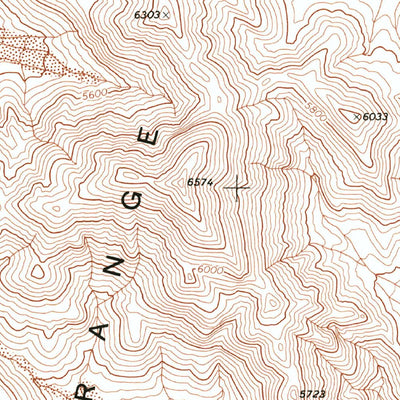 United States Geological Survey Dead Horse Ridge, NV (1973, 24000-Scale) digital map