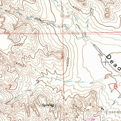 United States Geological Survey Dead Horse Springs, CO (1951, 24000-Scale) digital map