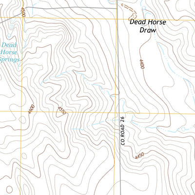 United States Geological Survey Dead Horse Springs, CO (2013, 24000-Scale) digital map