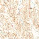 United States Geological Survey Dead Indian Hill, WY (1951, 24000-Scale) digital map