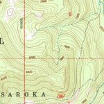 United States Geological Survey Dead Indian Meadows, WY (1991, 24000-Scale) digital map