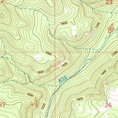 United States Geological Survey Dead Indian Meadows, WY (1991, 24000-Scale) digital map