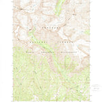 United States Geological Survey Dead Indian Peak, WY (1989, 24000-Scale) digital map