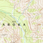 United States Geological Survey Dead Indian Peak, WY (1989, 24000-Scale) digital map