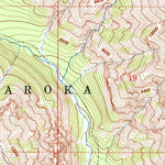 United States Geological Survey Dead Indian Peak, WY (1991, 24000-Scale) digital map