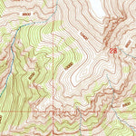 United States Geological Survey Dead Indian Peak, WY (1991, 24000-Scale) digital map