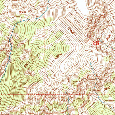 United States Geological Survey Dead Indian Peak, WY (1991, 24000-Scale) digital map